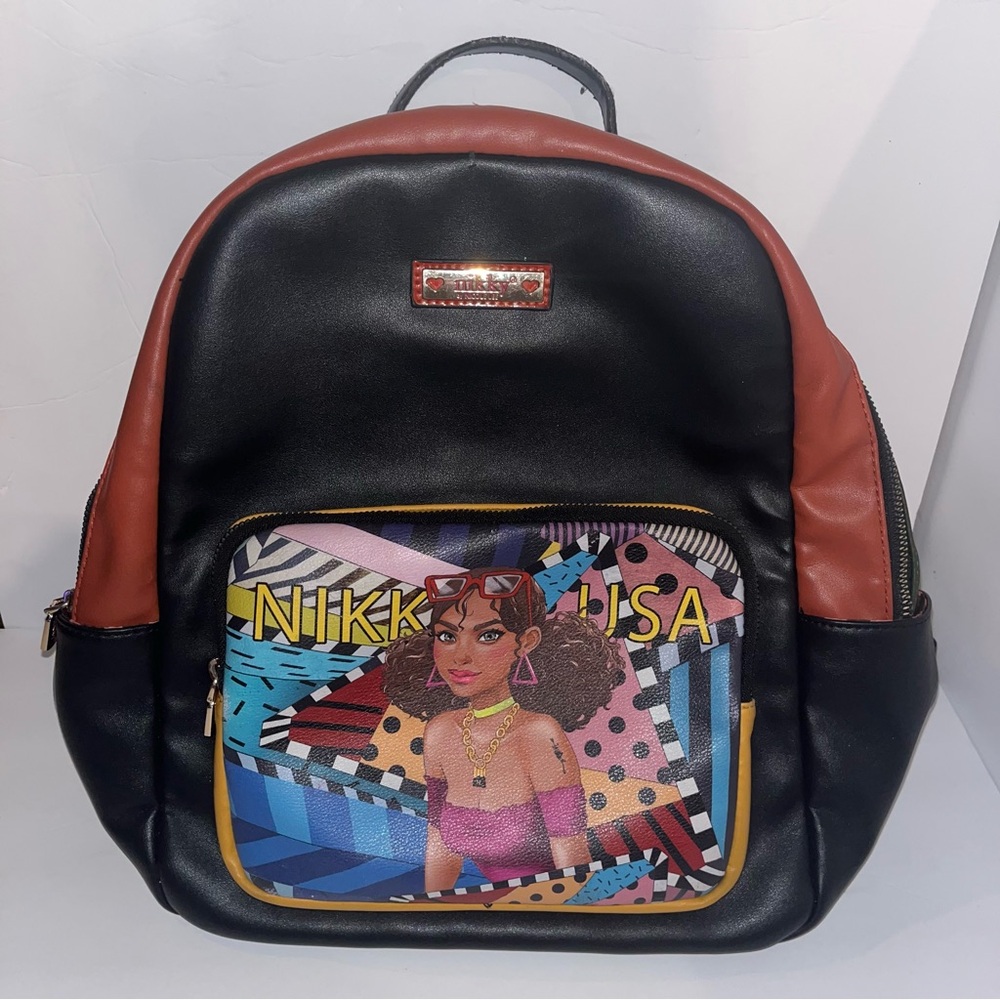 Nichole Lee Nikky USA Hollywood Drive Backpack with‎ Design